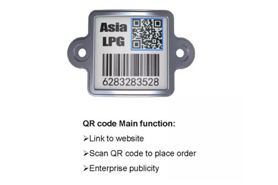 Lien de Code QR de label de code barres de cylindre de Lpg au site Web Indentity unique 20 ans dehors