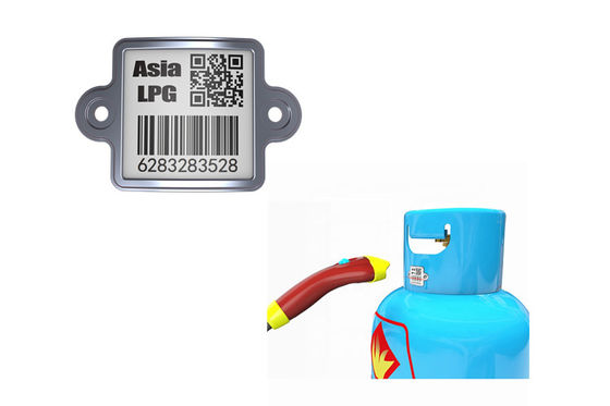 Cheminement de capitaux d'étiquette de label de code barres d'acier inoxydable en céramique et et système de gestion