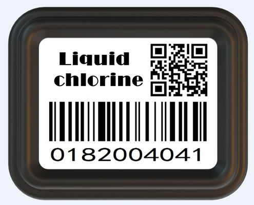 Le gaz met la résistance en bouteille à la corrosion de chlore de code barres liquide de cylindre