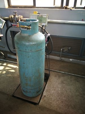 Code barres industriel de cylindre d'oxygène liquide dépistant l'anti éraflure de balayage rapide