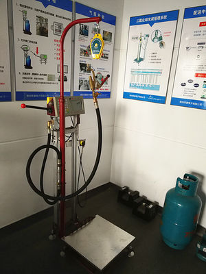 Transfert des données sans fil anti-déflagrant de machine de remplissage de cylindre de gaz de LPG