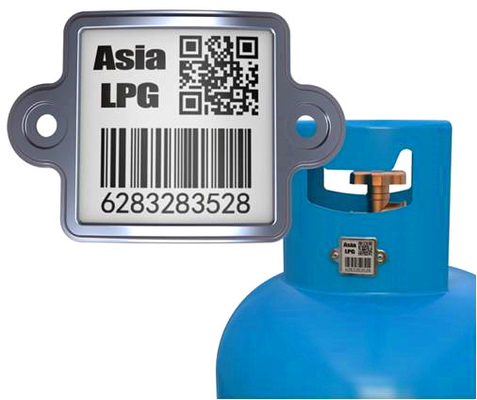 Résistance UV de cheminement de pétrole de code barres du lustre 304 de gaz en acier de LPG anti