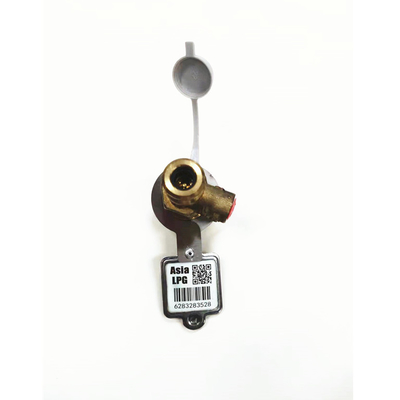 Code barres imperméable permanent en métal pour dépister anneau de rivetage UV de valve de cylindres de LPG l'anti