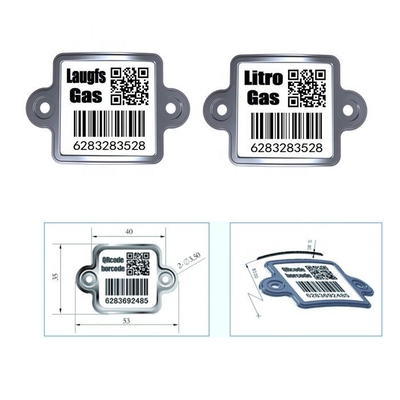 Balayage rapide de cheminement de PDA QR du cylindre de gaz de LPG de code barres d'étiquette de résistance durable d'éraflure