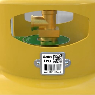 1D / 2D étiquette de code barres de cylindre de LPG de codes dépistant Asset Management 54 x 37mm