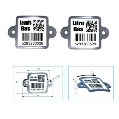 Cylindre blanc de LPG de code barres de la base UID QR dépistant pour l'APPLI mobile
