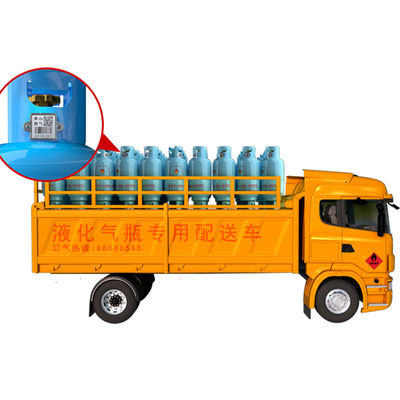 Cheminement mobile de cylindre de LPG d'APPLI de code barres permanent durable