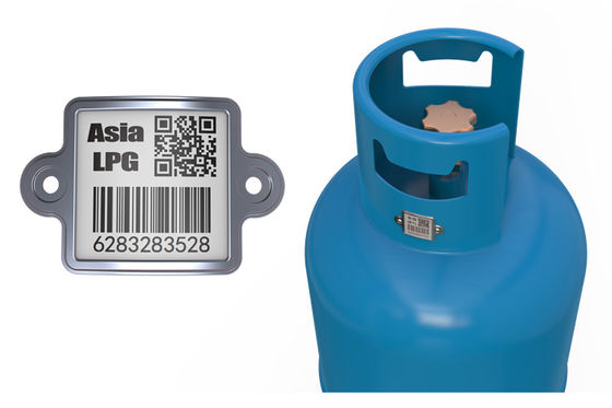 Étiquettes composées de métal céramique de bouteille de gaz de résistance d'éraflure d'identification digitale de XiangKang
