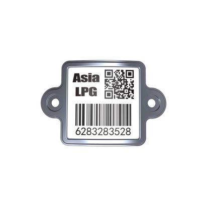Matériel permanent d'acier du label 304 de cylindre de LPG de code barres avec la certification d'ATEX