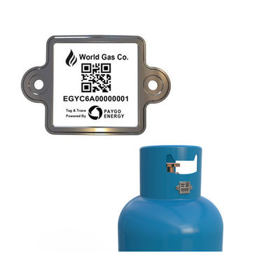 L'identification d'identité de Digital de cylindre de  avec l'étiquette de code barres de QR marque Anti-UV