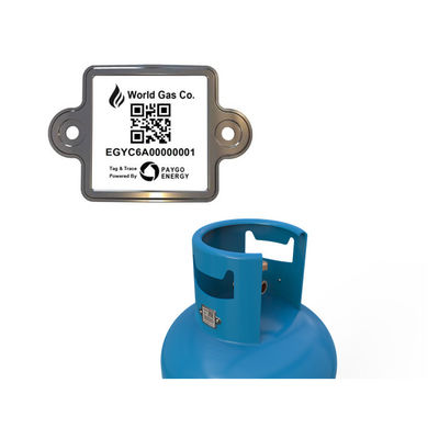Années extérieures de biens de code barres de cylindre de  LPG 20 balayant simplement par PDA ou le mobile