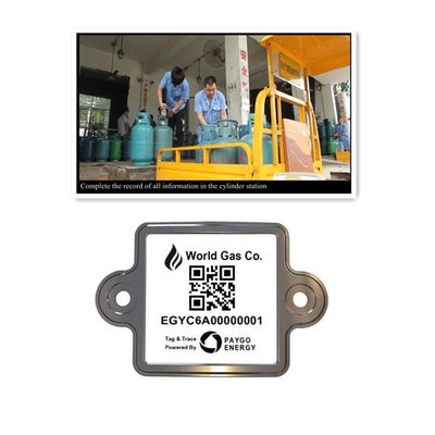 Étiquette Code QR de code barres de cylindre de  LPG balayant simplement par PDA ou le mobile