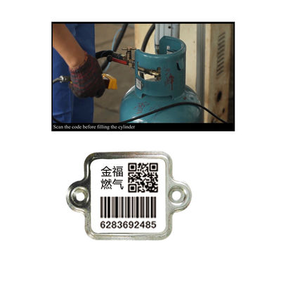 Label Digital Indentity de code barres de cylindre de Xiangkang LPG balayant simplement par PDA ou le mobile