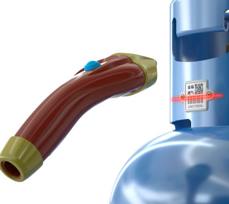 Résistance à hautes températures 1900F de label de code barres de cylindre de  pour contrôler des cylindres de LPG