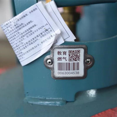 Code barres composé de métal céramique de cylindre d'UID Code QR