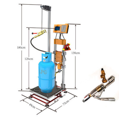 ATEX LPG anti-déflagrant faisant cuire le transfert des données sans fil de machine de remplissage de cylindre de gaz