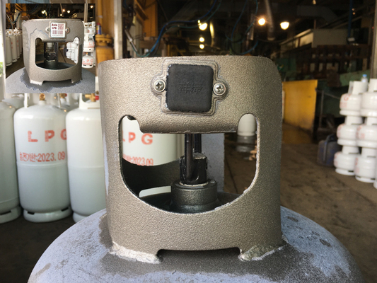 Anti combustion de cylindre d'étiquette en céramique inoxydable de code barres avec la couverture en caoutchouc